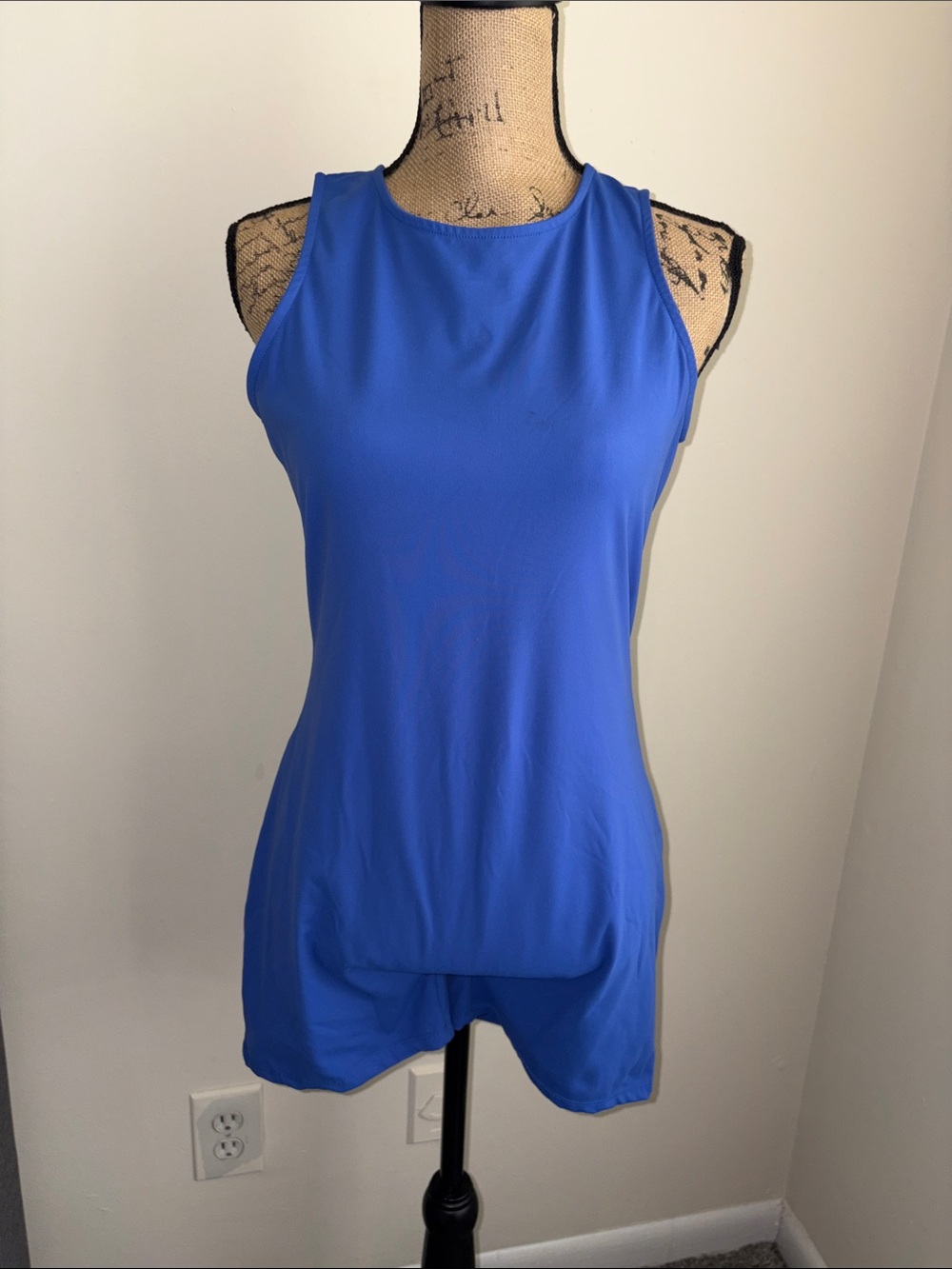 Women’s Sleeveless Royal Blue Bodysuit